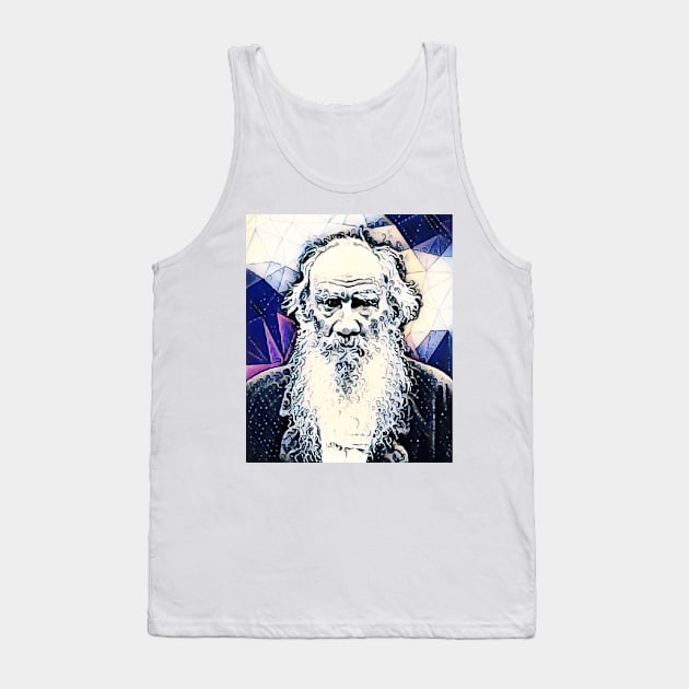 Leo Tolstoy Portrait | Leo Tolstoy Artwork 14 Tank Top by JustLit